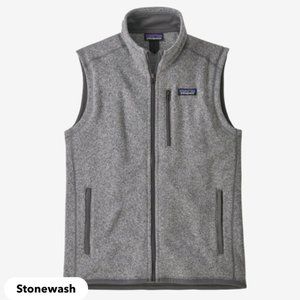 Patagonia Men's Better Sweater Fleece Vest Gray / Stonewash Size L